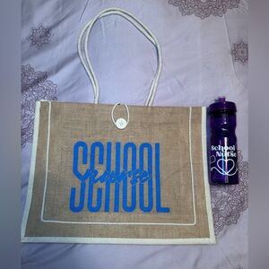 School nurse tote and water bottle bundle